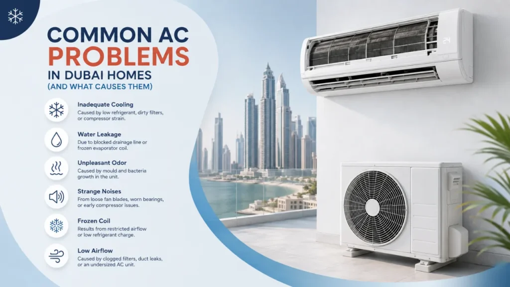 Top 10 AC Problems in Dubai And Their Causes