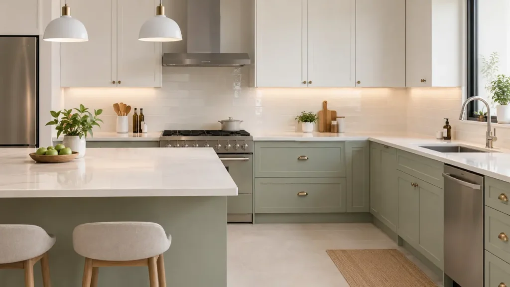 Kitchen painting color Semi-gloss, moisture-resistant emulsion