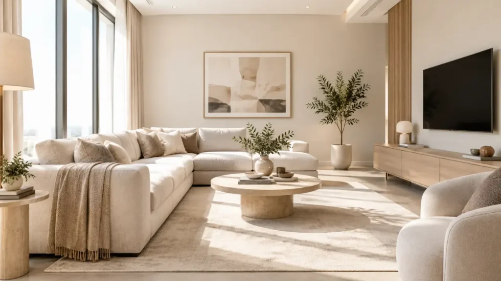 Living room painting colort
