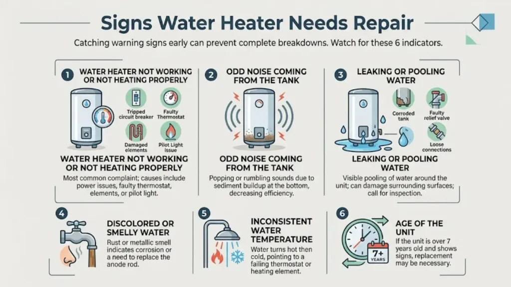 Signs Water Heater Needs Repair