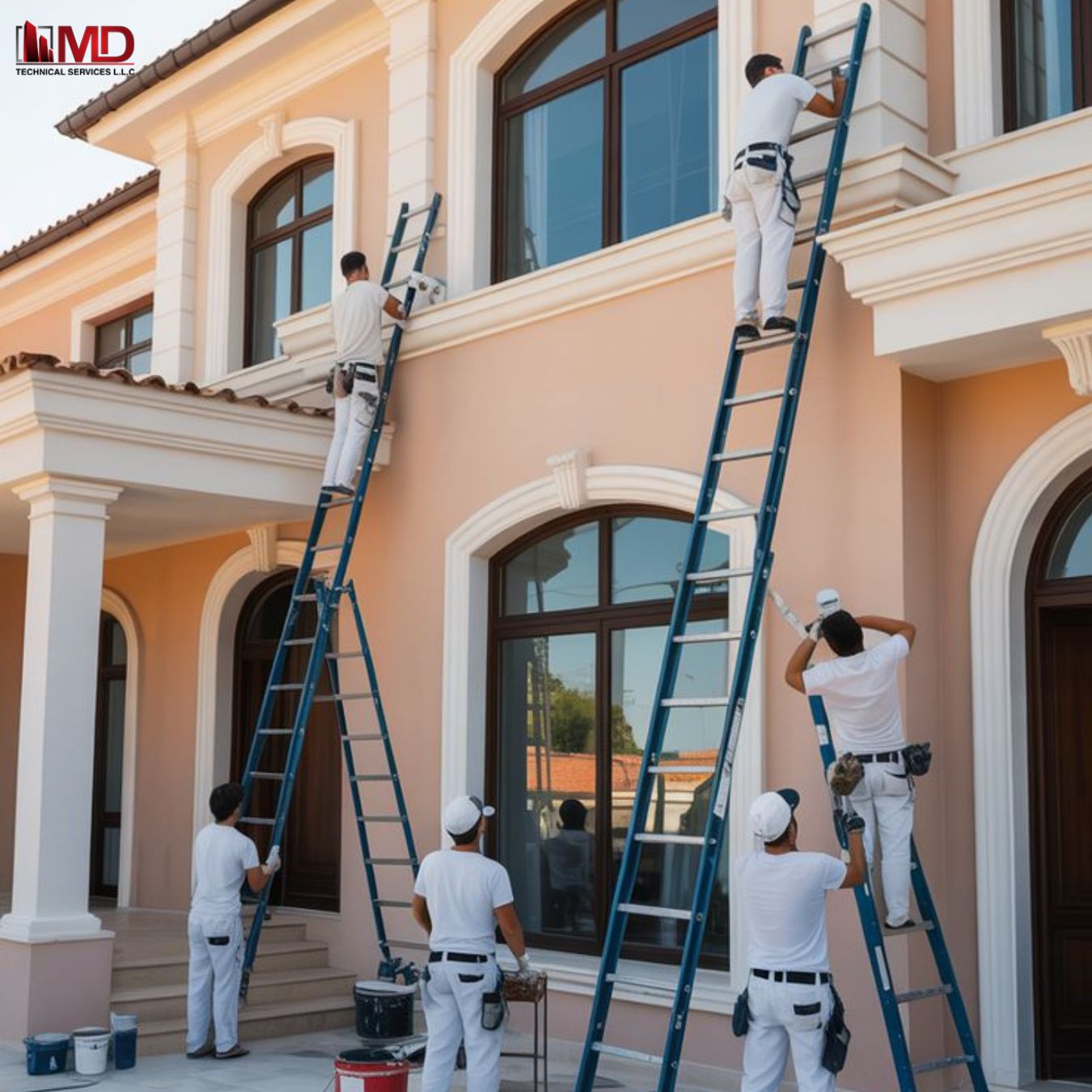 Top Painting Contractor in Al Barsha Dubai 2025 Expert Residential & Commercial Painting Services by MD Technical