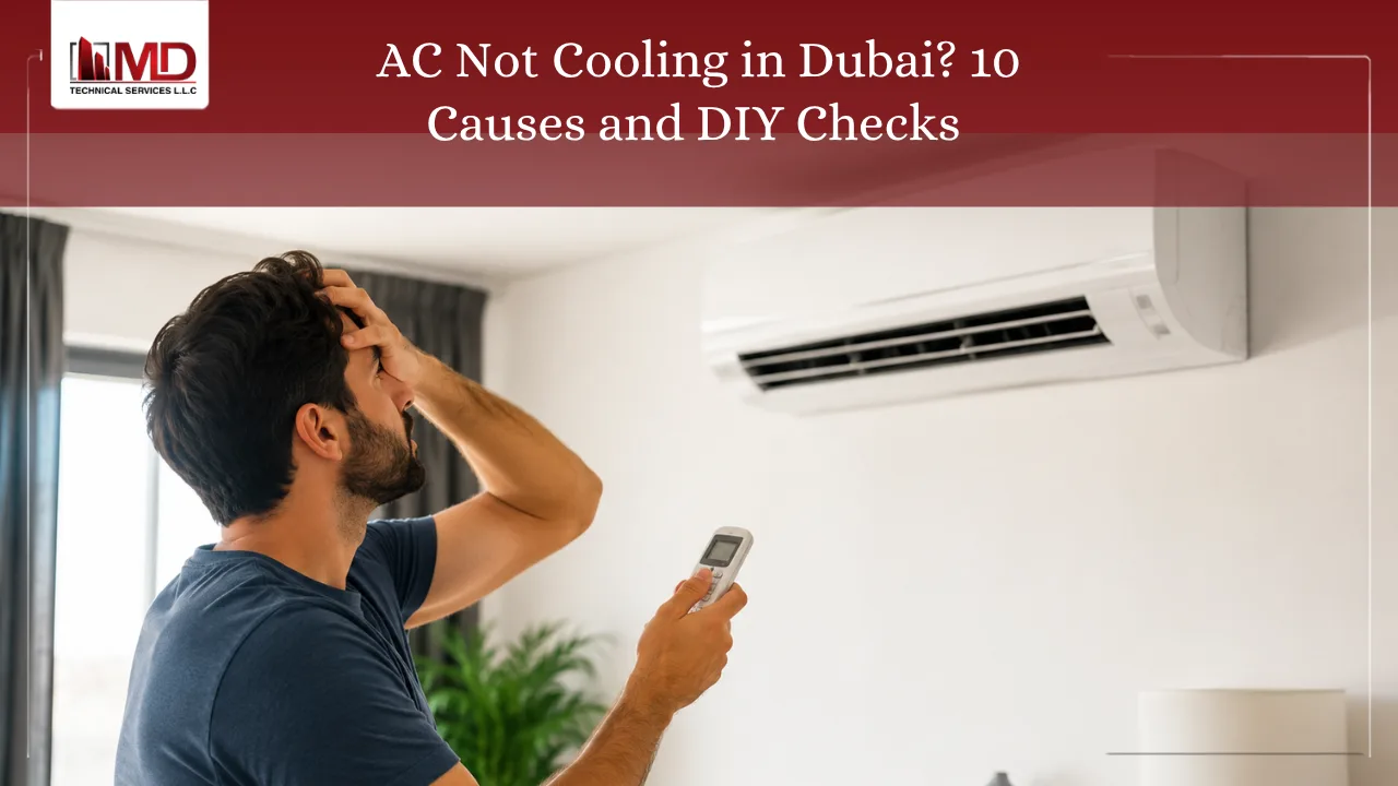 AC Not Cooling in Dubai 10 Causes and DIY Checks Before Call a Technician